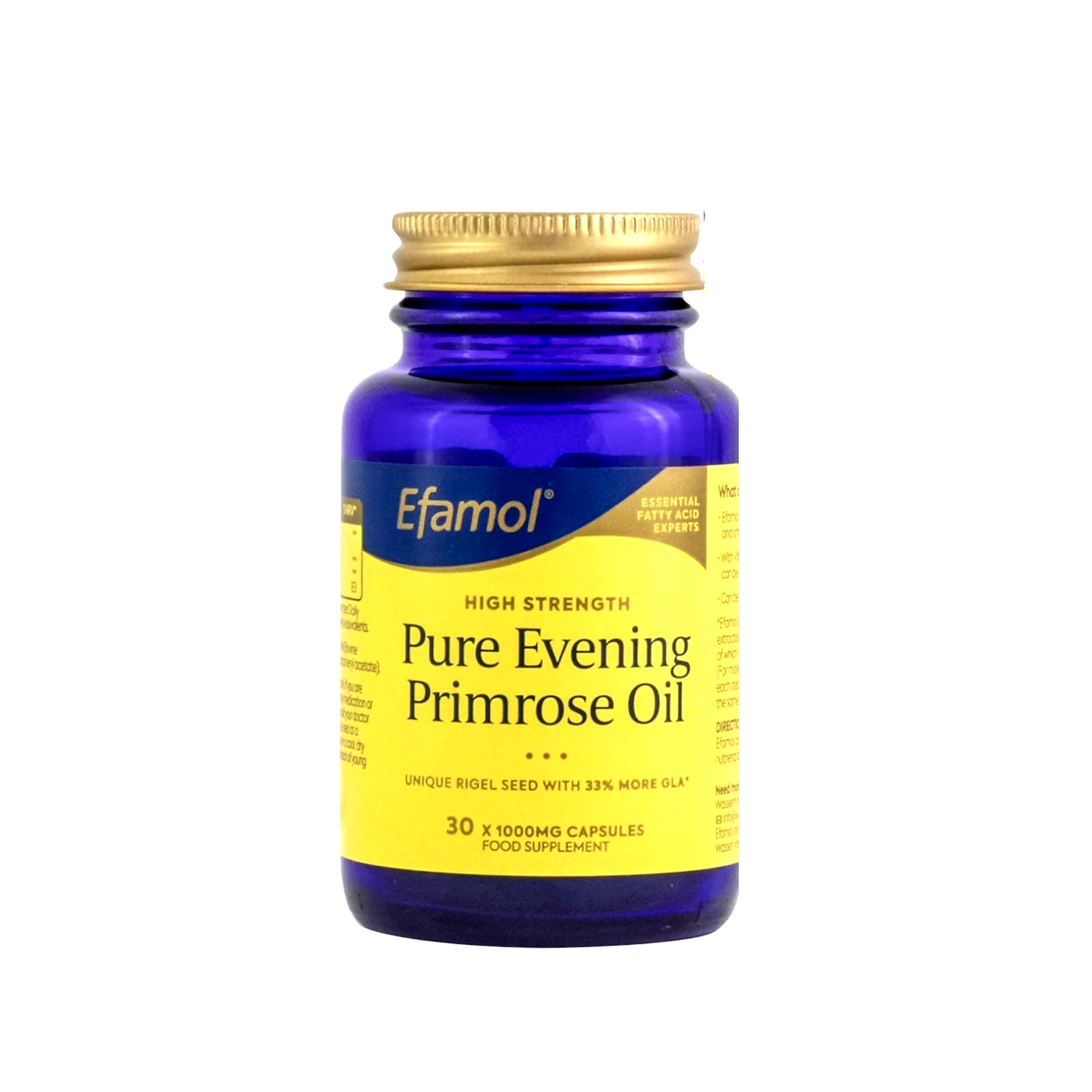 Efamol Pure Evening Primrose Oil 1000mg 30 Capsules | Holly's Well...