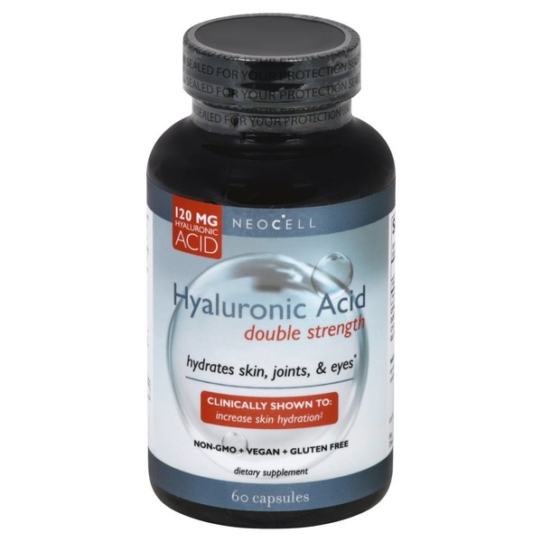 Neocell Hyaluronic Acid double strength 120mg 60 capsules Holly's