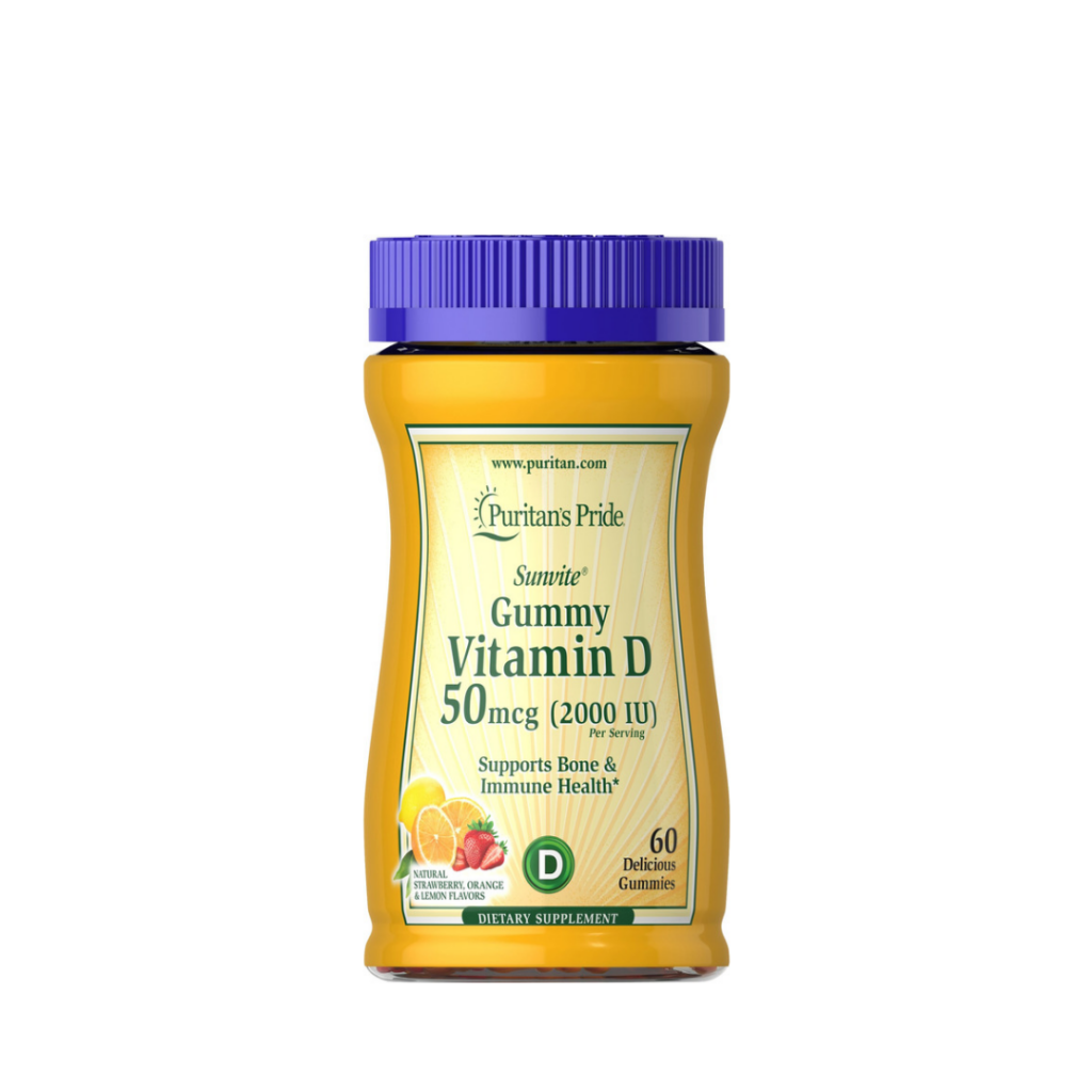 Puritan's Pride Vitamin D3 2000 IU (per serving) Gummies Holly's Wellness