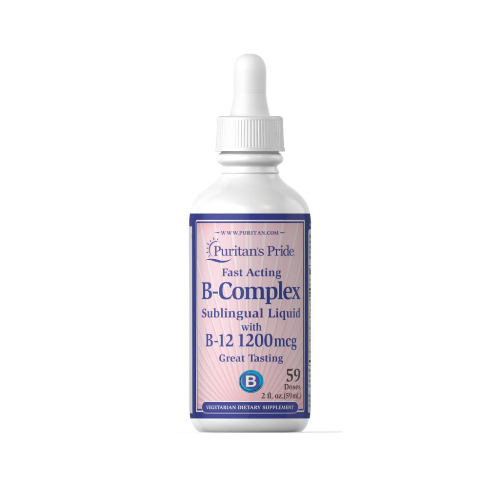 Puritan's Pride Vitamin B Complex with Vitamin B12 Sublingual Liquid