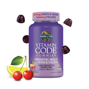 Garden of Life Prenatal Gummy Vitamins for Women with Iron:Folate,