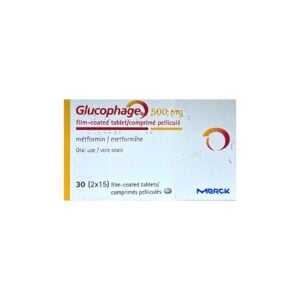 Glucophage Metformin 500mg 30 Tablets