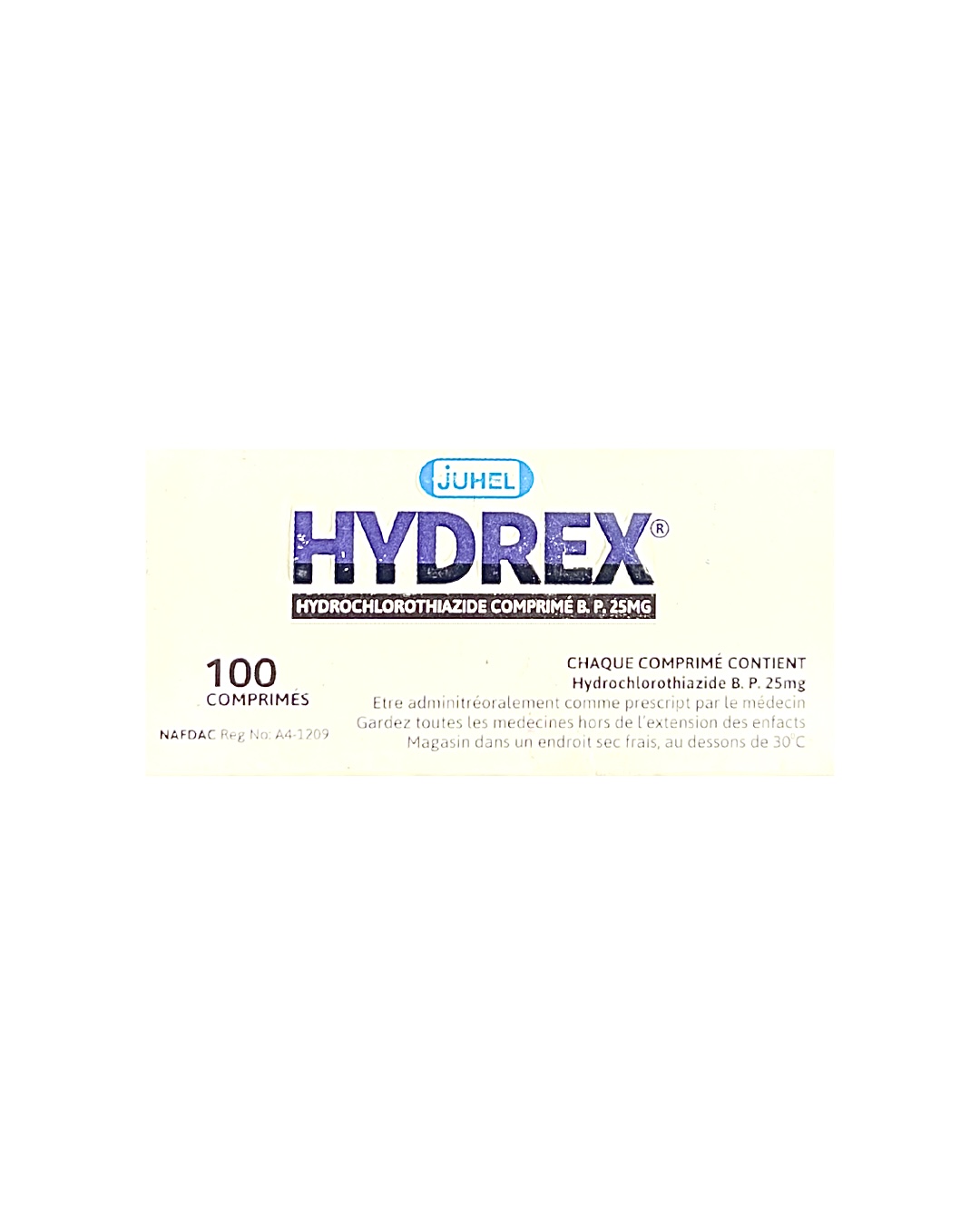 Hydrex hydrochlorothiazide 25mg