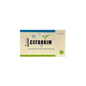 Cefdoxim Cefpodoxime 200mg 10 Tablets