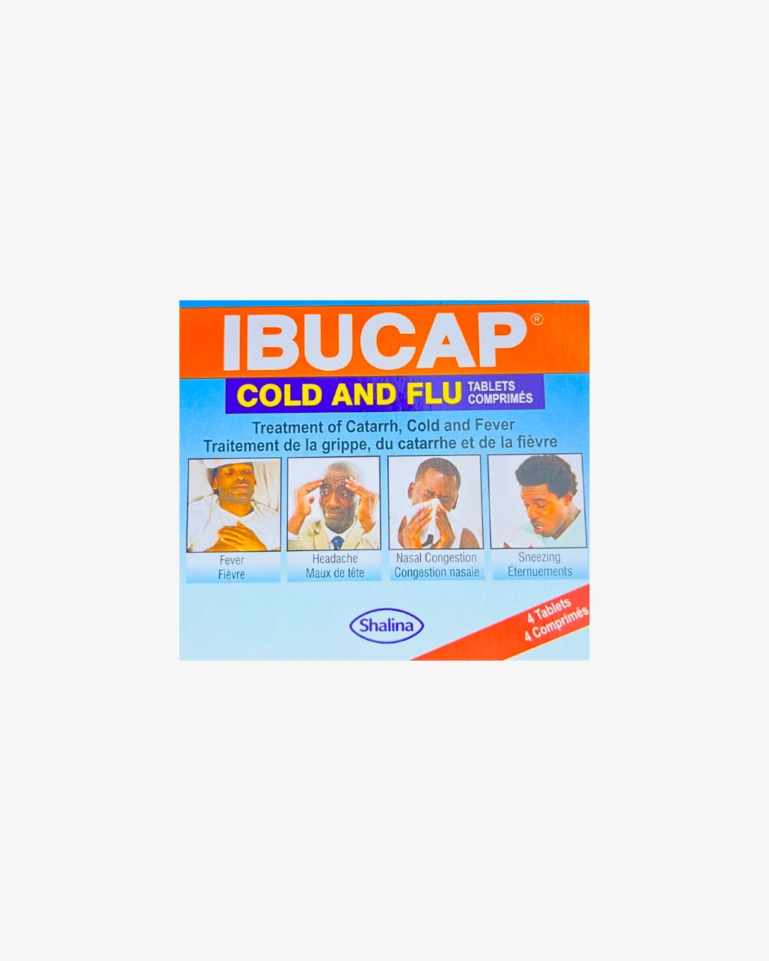 Ibucap cold and flu tablet x4