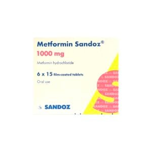 Metformin 1000mg Tabs x15 Sandoz {Blisters}