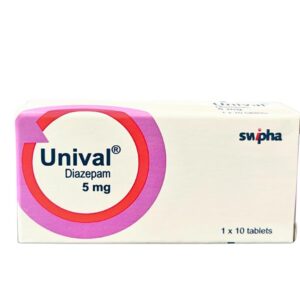 Unival Diazepam 5mg 10 Tablets