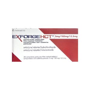 Exforge HCT 5/160/12.5mg tabs by 28 Tablets