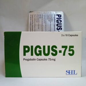 Pigus - 75 Pregabalin Capsules 75mg x 30 Capsules