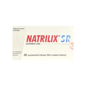 Natrilix SR Indapamide 1.5mg 30 Coated Tablets
