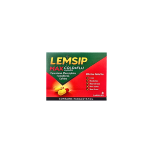 Lemsip Max Cold & Flu Caps x8