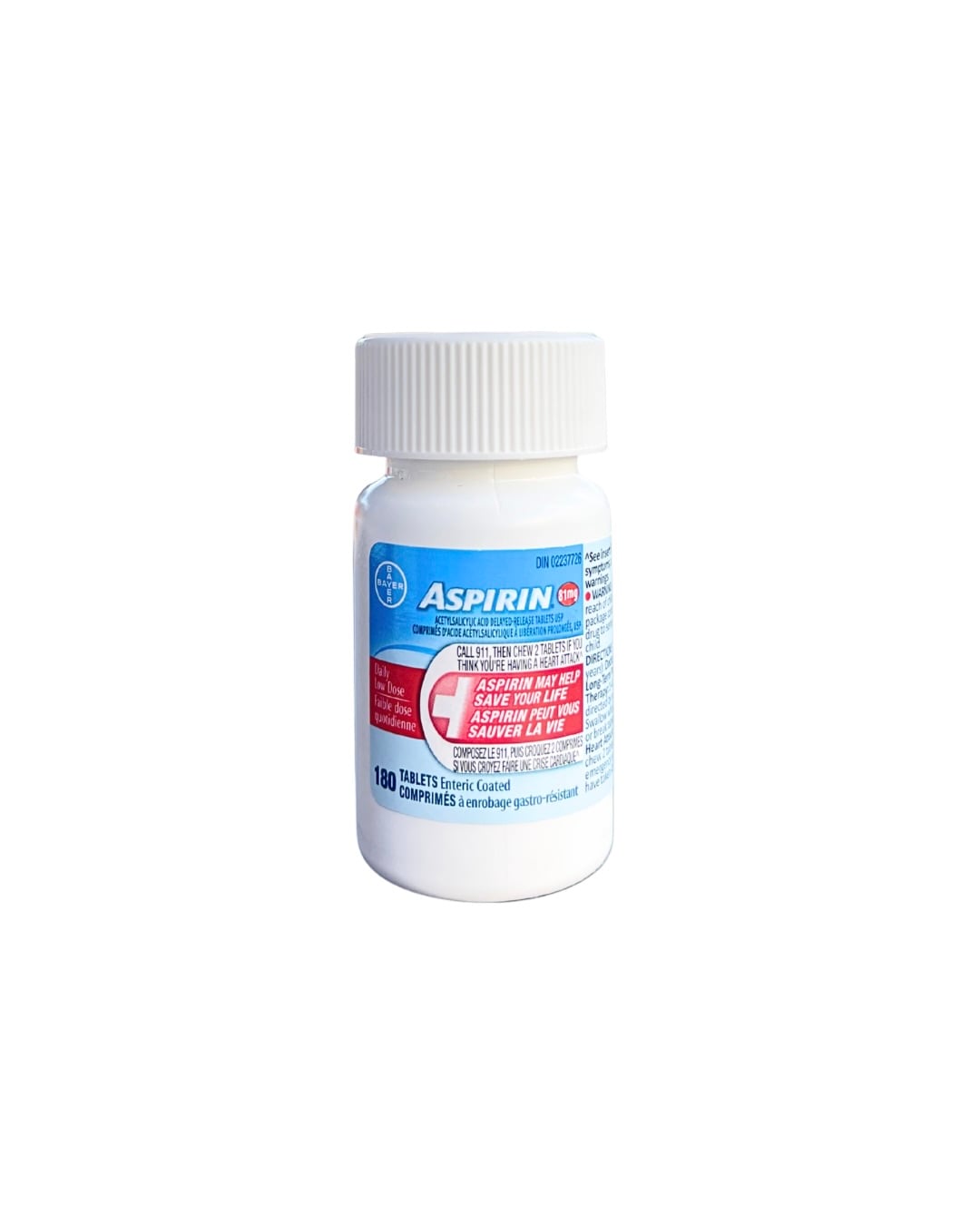 Aspirin acetylsalicyclic acid 81mg