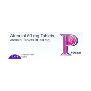 Atenolol 50mg 28 Tablets Pocco