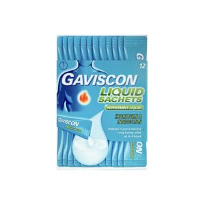 Gaviscon Peppermint Liquid 12 Satchets