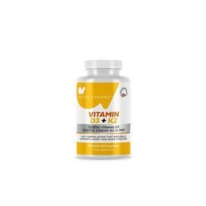 Oaklife Vitamin D3 + K2 100 Capsules