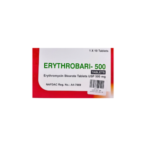 Erythrobari-500 Erythromycin 10 tablets