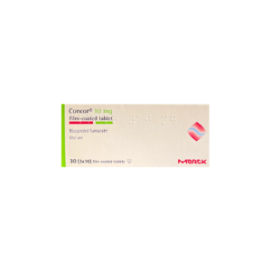 Concor 10mg Bisoprolol Fumarate 30 Tablets