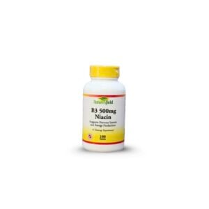 Nature’s Field B3 500mg Niacin 100 Tablets