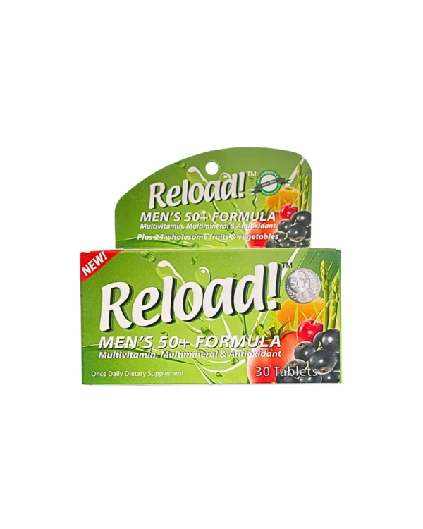 Reload Men Multivitamin 50+ 30 Tablets | Holly's Wellness Pharmacy
