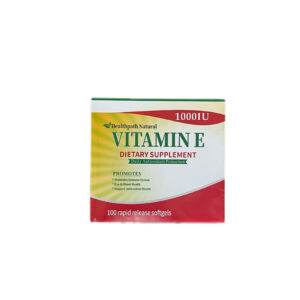 Healthpath Natural Vitamin E 1000iu Softgel x10 {Blisters}