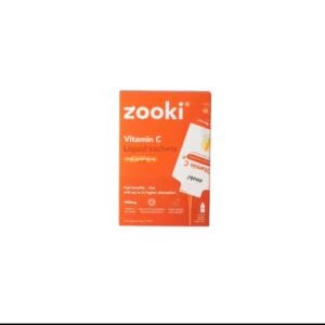 Zooki Vitamin C 1000mg Liquid Satchets Citrus Orange 30 Satchets