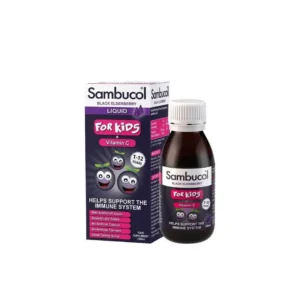 Sambucol Immune Support Kids + Vit C Liquid x 120ml (Small size)