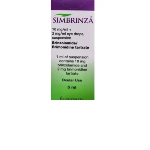 Simbrinza Brinzolamide + Brimonidine Eye Drops 5ml