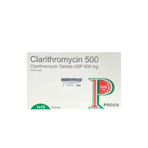 Pocco Clarithromycin 500mg 10 Tablets