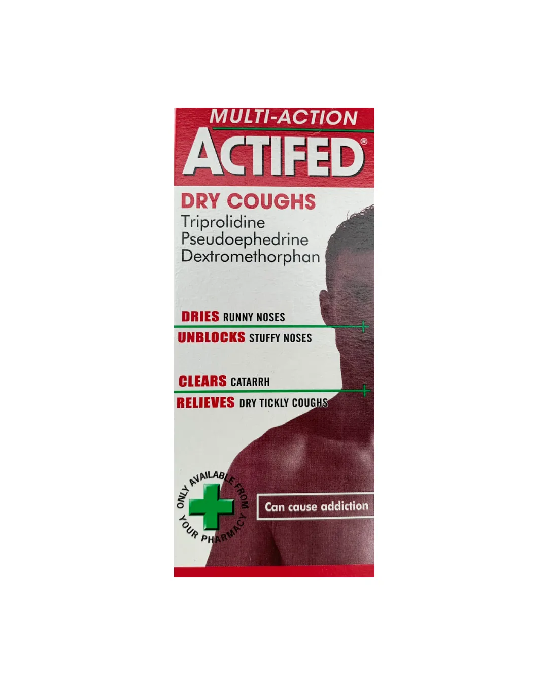 Actifed Multi-Action Dry Cough Syrup 100ml