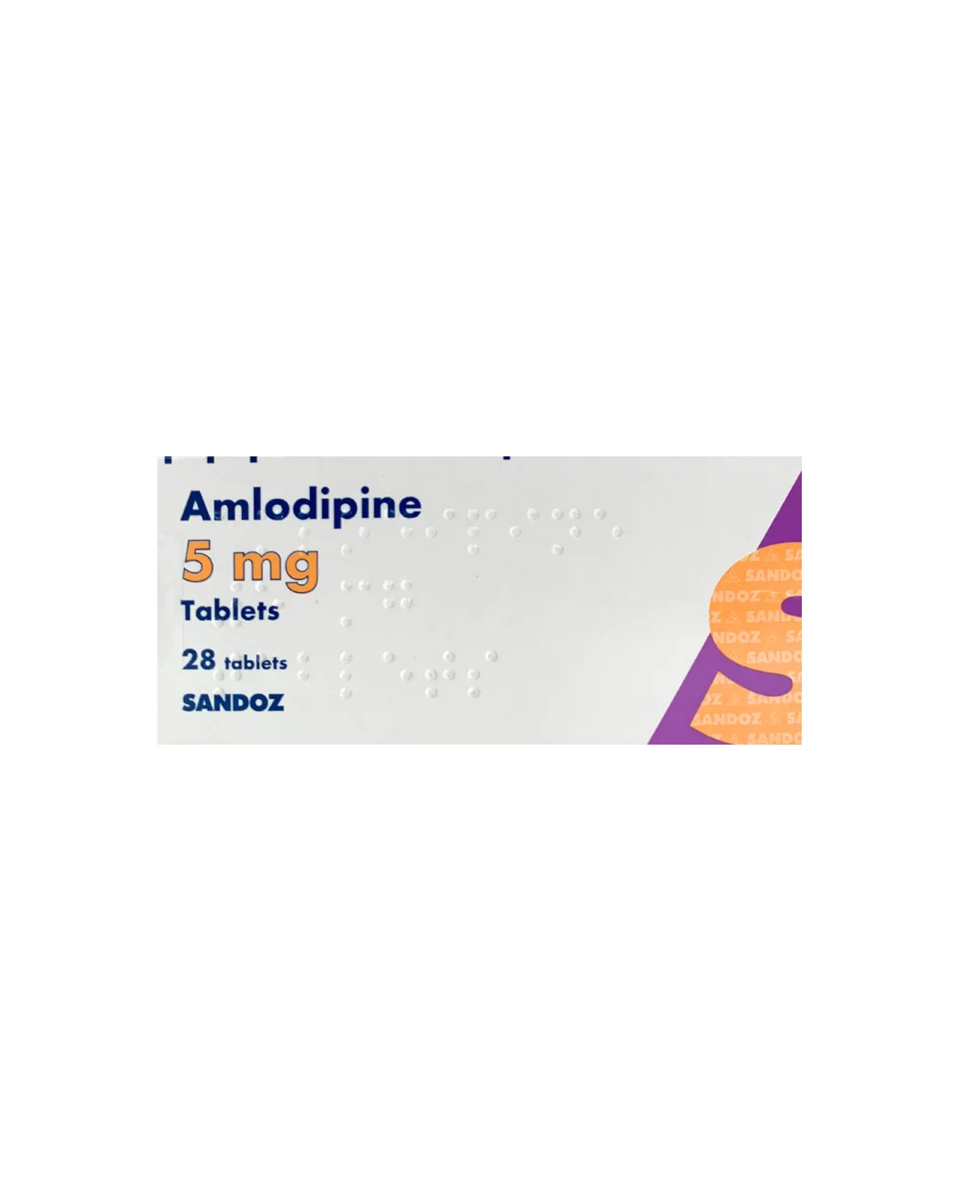 Amlodipine 5mg 28 Tablets by Sandoz