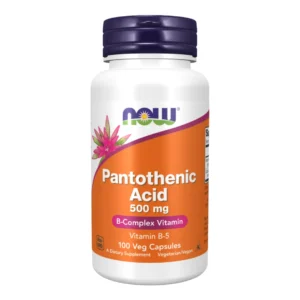 Now Pantothenic Acid 500mg Vitamin B-5 x100 Capsules