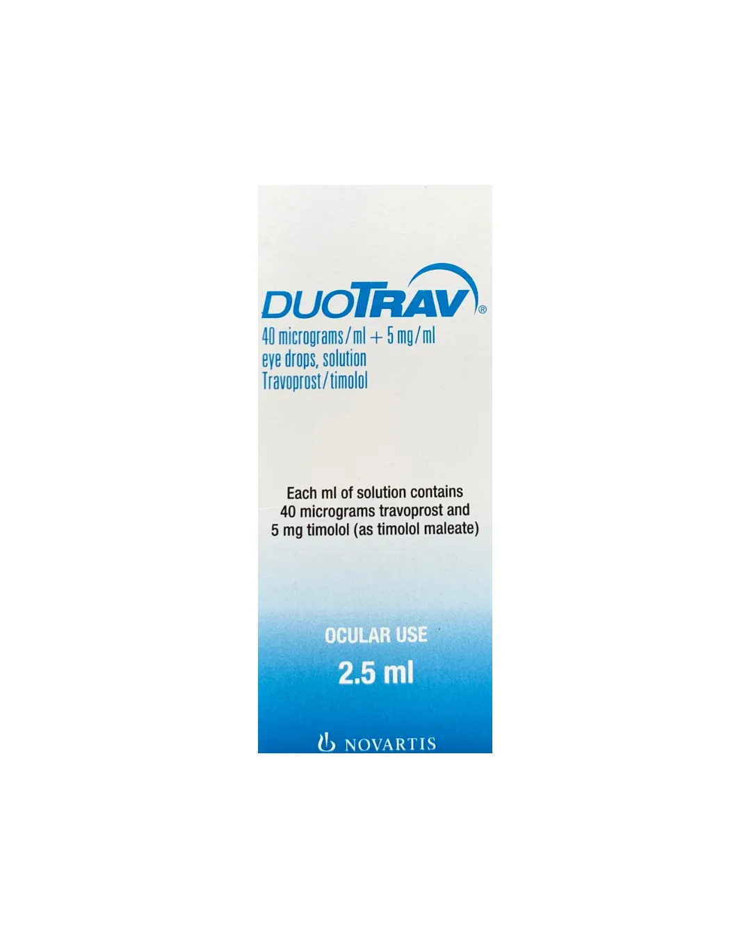 Duotrav Eye Drops 2.5ml