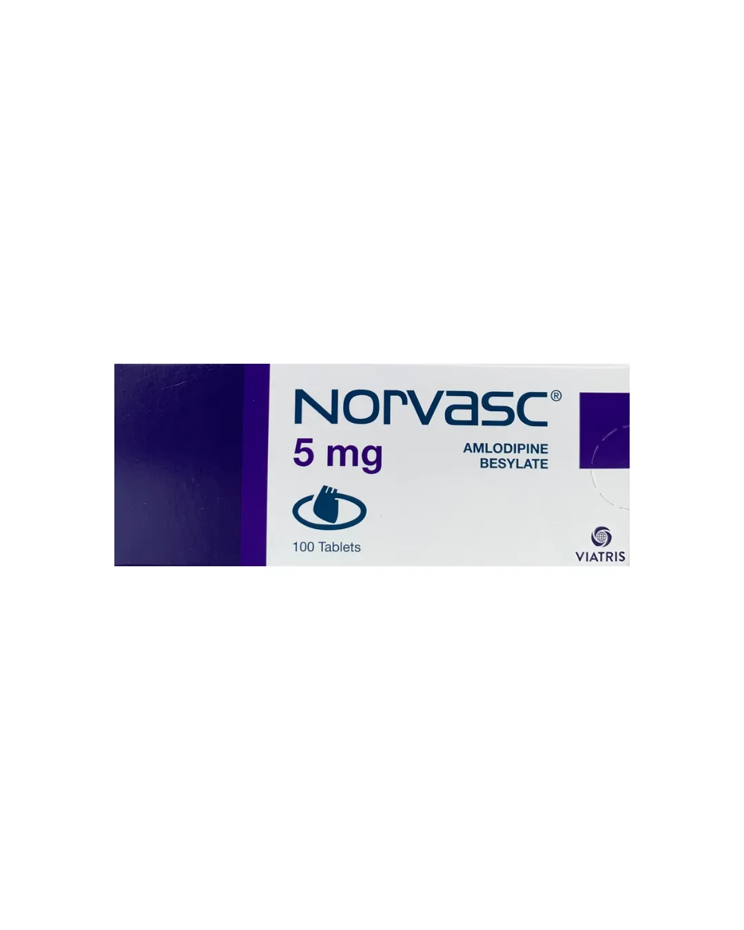 Norvasc Amlodipine 5mg 10 Tablets